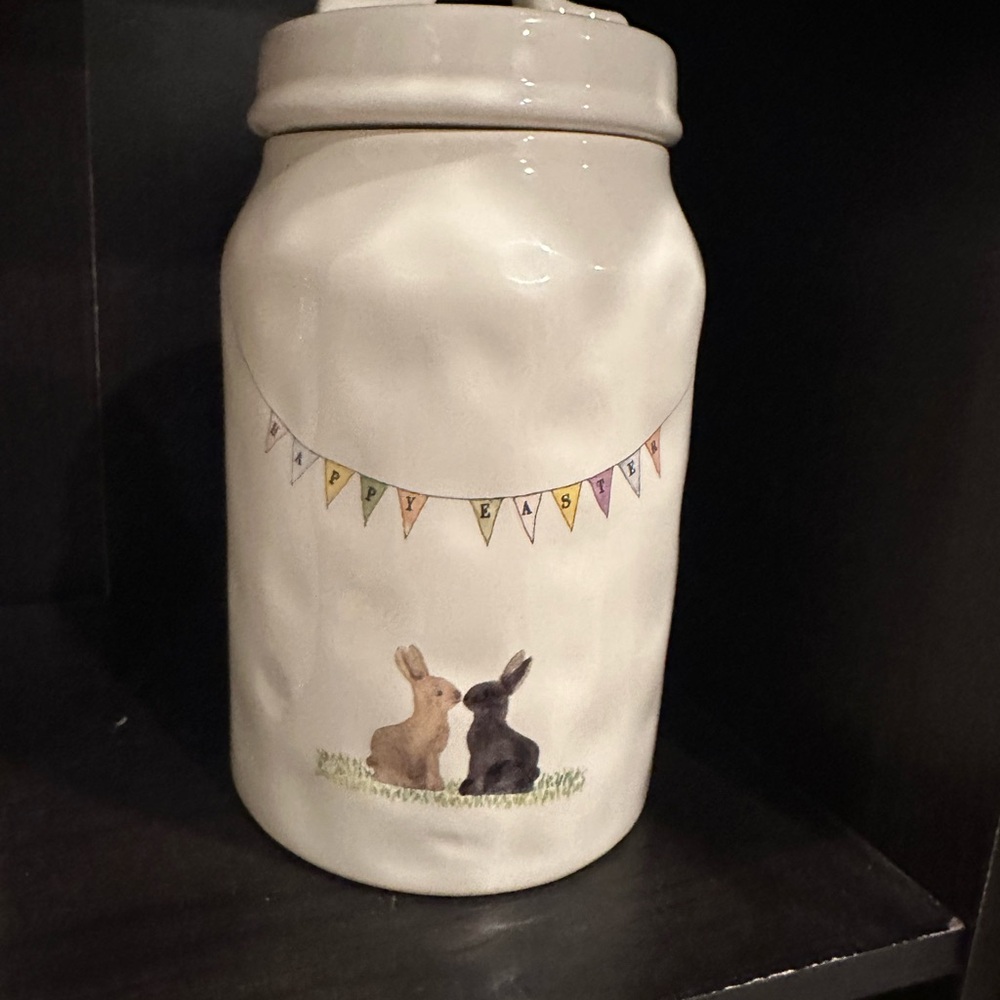 Rae Dunn Easter canister